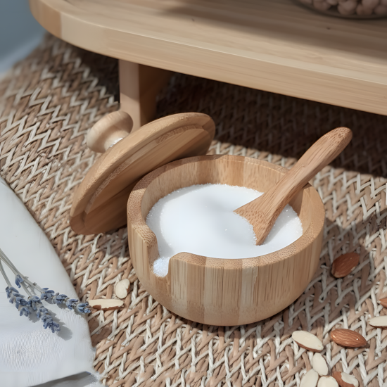Wooden Sugar Bowl